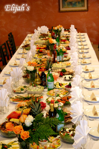 Elijah's Catering San Diego, Russian Party Theme Table.